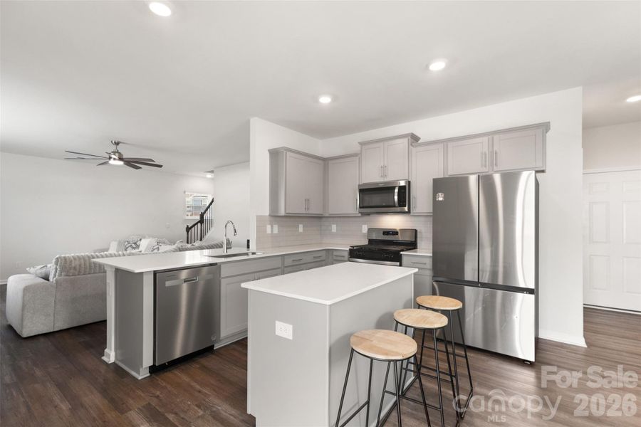 Furnished interior view inside a new home in Secrest Commons, Monroe (Image 12). Furnished interior view inside a new home in Secrest Commons, Monroe (Image 12).