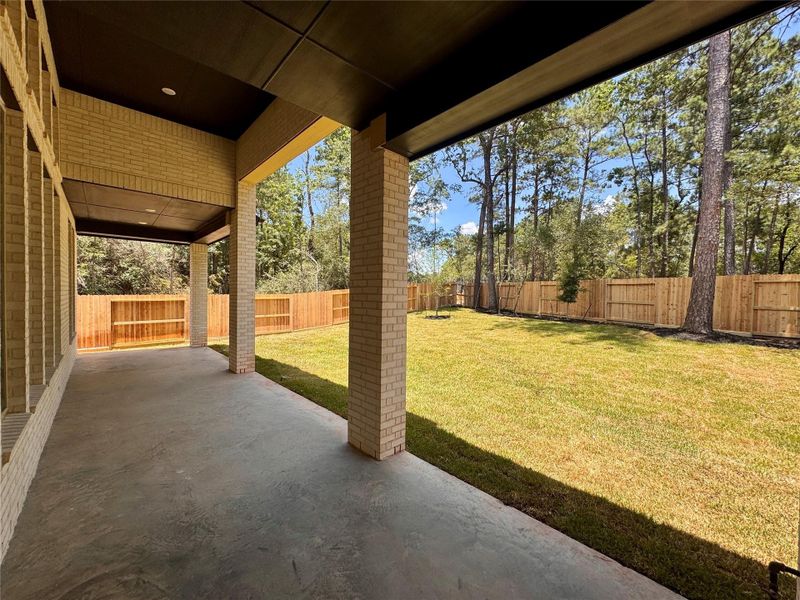 Large Covered Patio