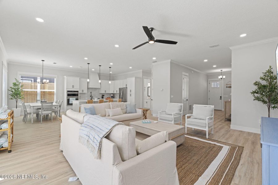 Furnished interior view inside a new home in , Jacksonville Beach (Image 71).