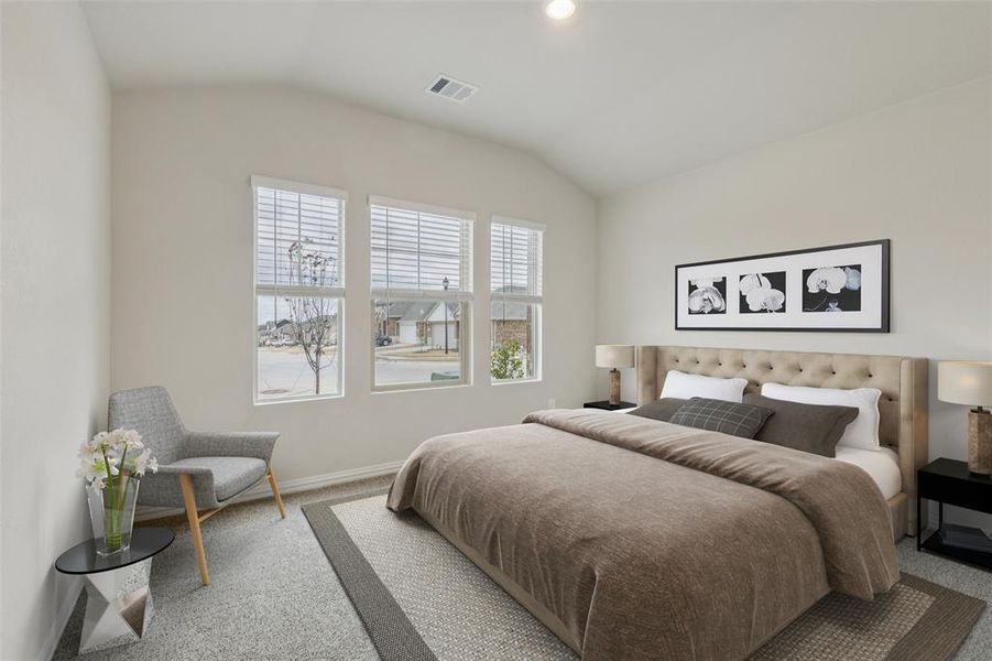Furnished interior view inside a new home in Westmoor, Sherman (Image 10).