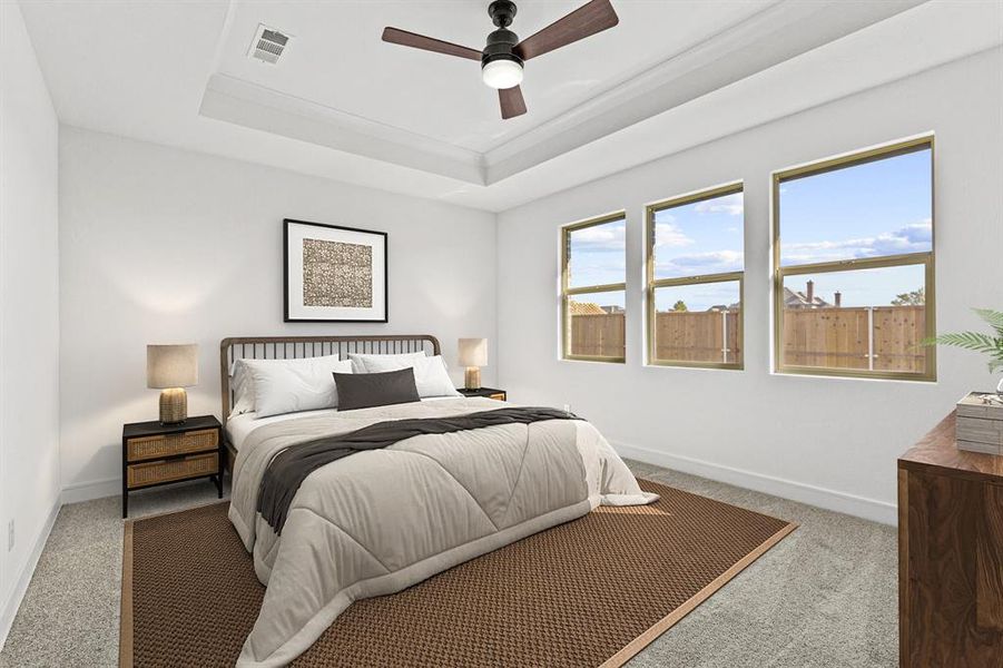 Furnished interior view inside a new home in Gateway Parks, Forney (Image 3).