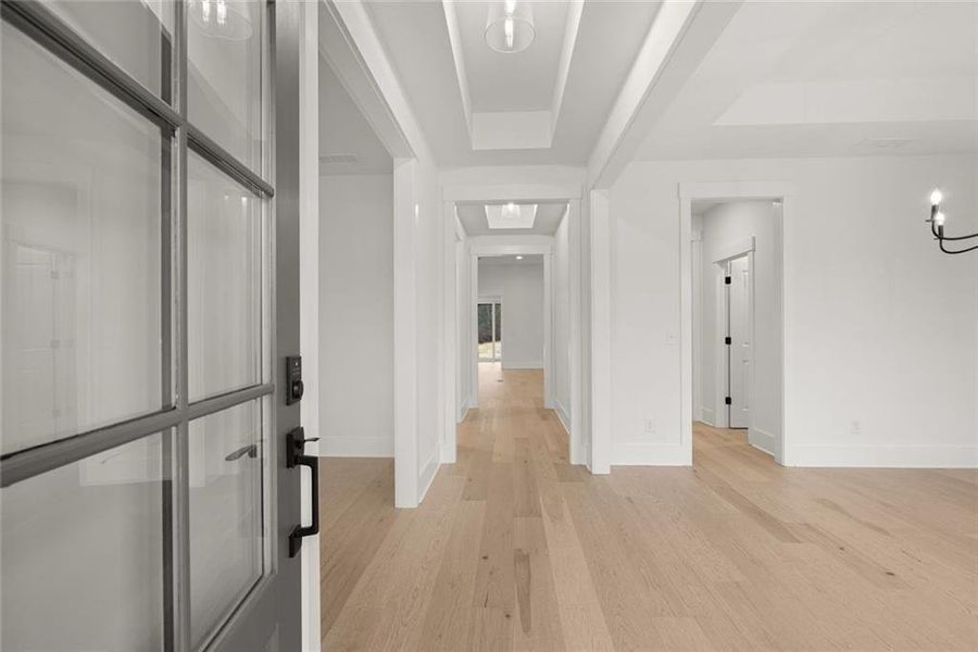 Spacious, unfurnished interior of a new home in Soleil Belmont Park, Canton (Image 24).