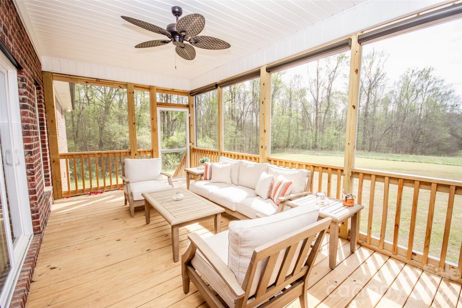 Exterior details and patio area of a home in , Statesville (Image 23).