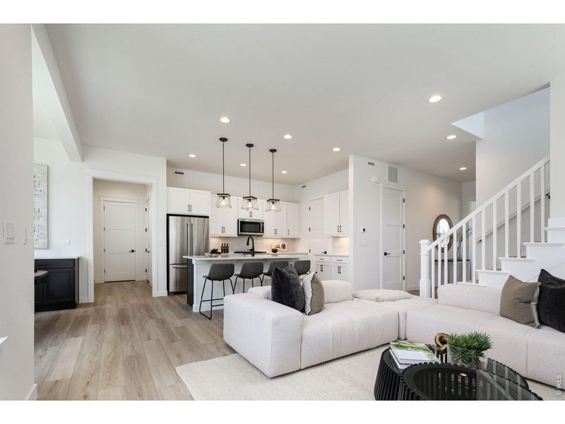 Furnished interior view inside a new home in Westerly, Erie (Image 5).