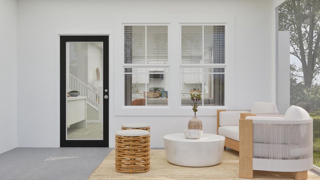 Furnished interior view inside a new home in , Summerville (Image 5).
