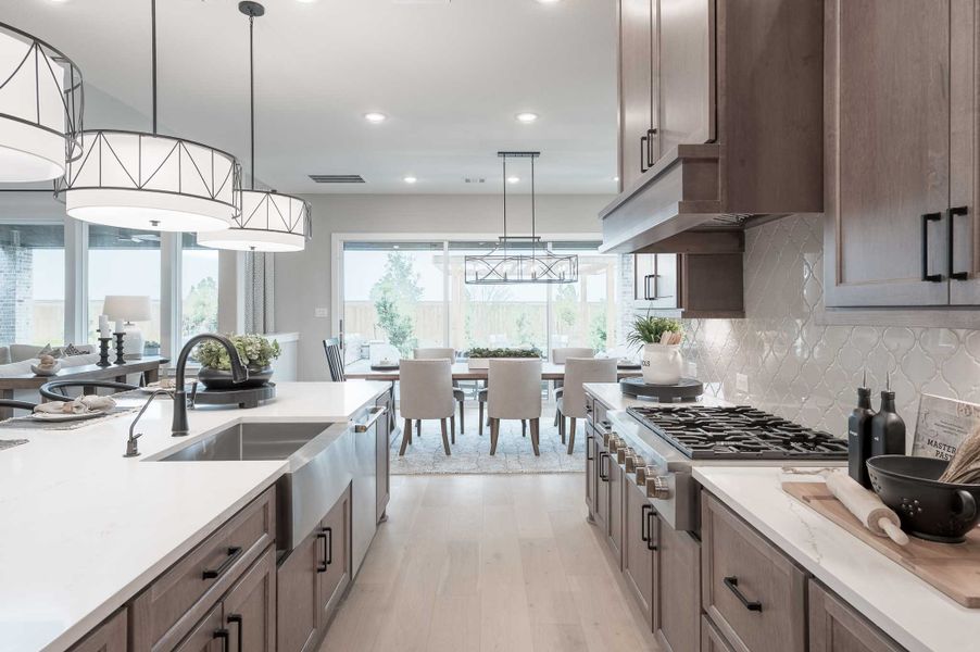 Representative furnished interior of a home built from the Milan by Tri Pointe Homes in Dunham Pointe, Cypress (Image 55).