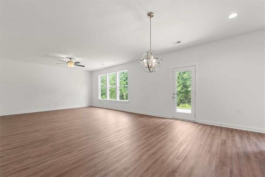 Spacious, unfurnished interior of a new home in Ellington Farms, Statham (Image 31).