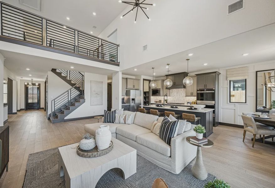 Plan 4069 Great Room - Staged - 9 of 26