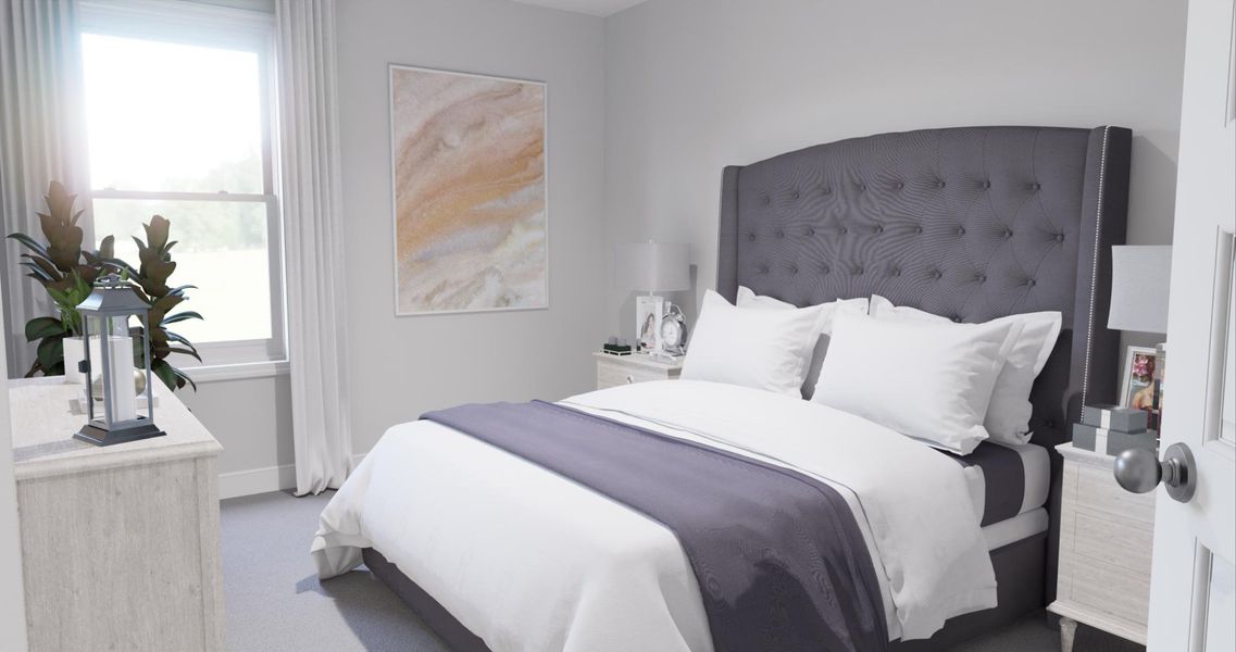 Representative furnished interior of a home built from the Savannah by Parkside Builders in The Woods, Gallatin (Image 11).