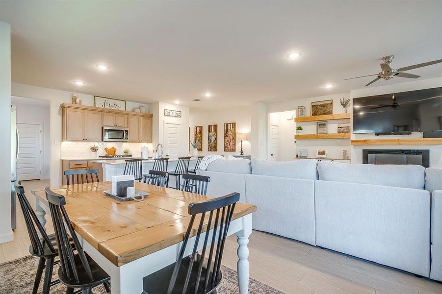 Furnished interior view inside a new home in Madero, Haslet (Image 3). Furnished interior view inside a new home in Madero, Haslet (Image 3).