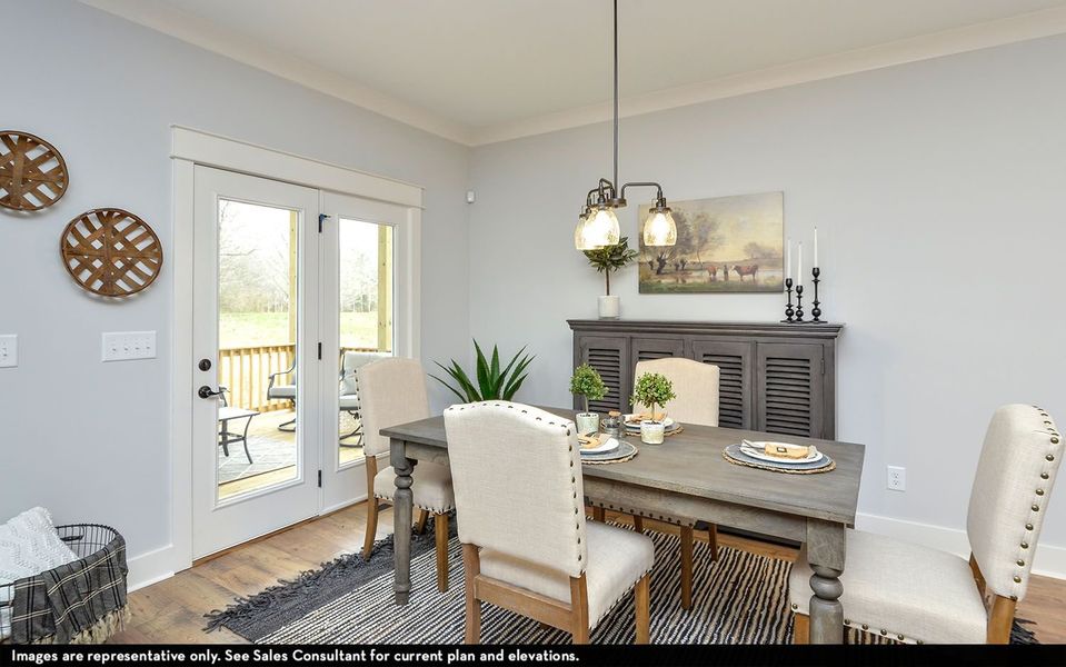 Furnished interior view inside a new home in Dorris Farm, White House (Image 13).