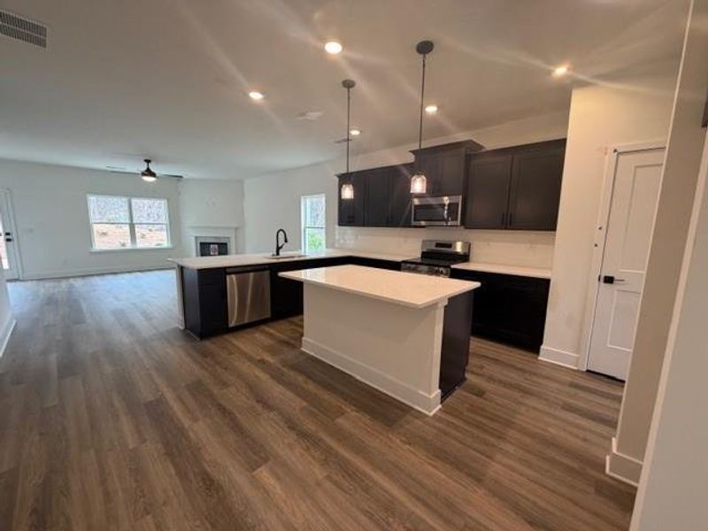 Furnished interior view inside a new home in Thunder Ridge, Dawsonville (Image 4).