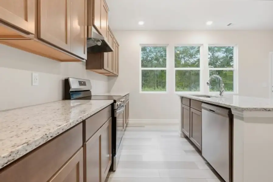 Representative furnished interior of a home built from the Clayton by Piedmont Residential in Hampton Ridge, Jefferson (Image 5).