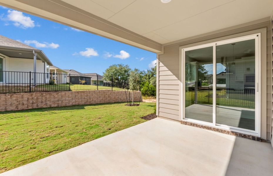 Exterior details and patio area of a home in Sun City Texas, Georgetown (Image 23). Exterior details and patio area of a home in Sun City Texas, Georgetown (Image 23).