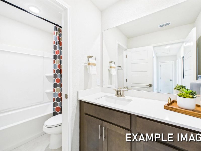 Representative furnished interior of a home built from the The Brazos B by Davidson Homes LLC in Applewhite Meadows, San Antonio (Image 20).