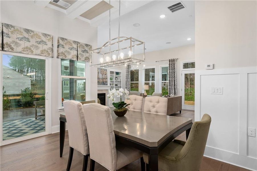 Furnished interior view inside a new home in , Gainesville (Image 10).