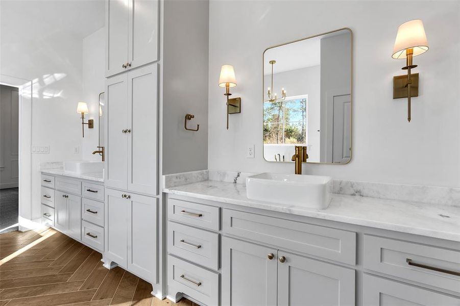 Furnished interior view inside a new home in , Hallsville (Image 8).