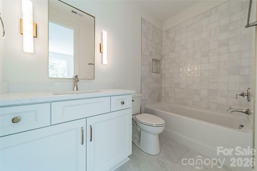 Furnished interior view inside a new home in , Charlotte (Image 17). Furnished interior view inside a new home in , Charlotte (Image 17).
