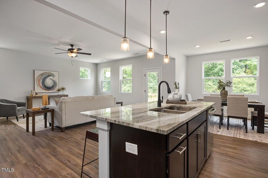 Furnished interior view inside a new home in Wellers Knoll, Lillington (Image 99).
