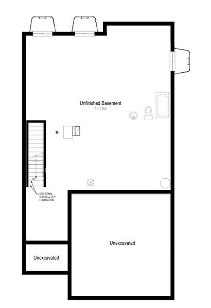 2D floor plan layout for the Starling by View Homes in Murata Farms, Fort Lupton, CO (Image 5).