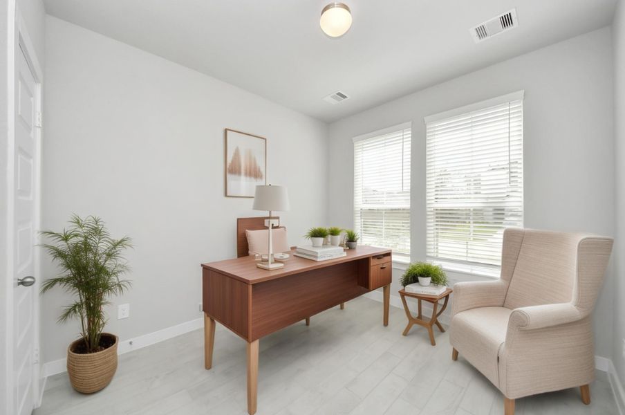 Virtually Staged - Home Office. Virtually Staged - Home Office.