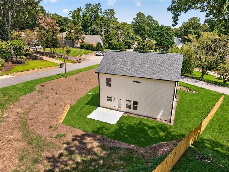 Exterior details and patio area of a home in , Cumming (Image 38).
