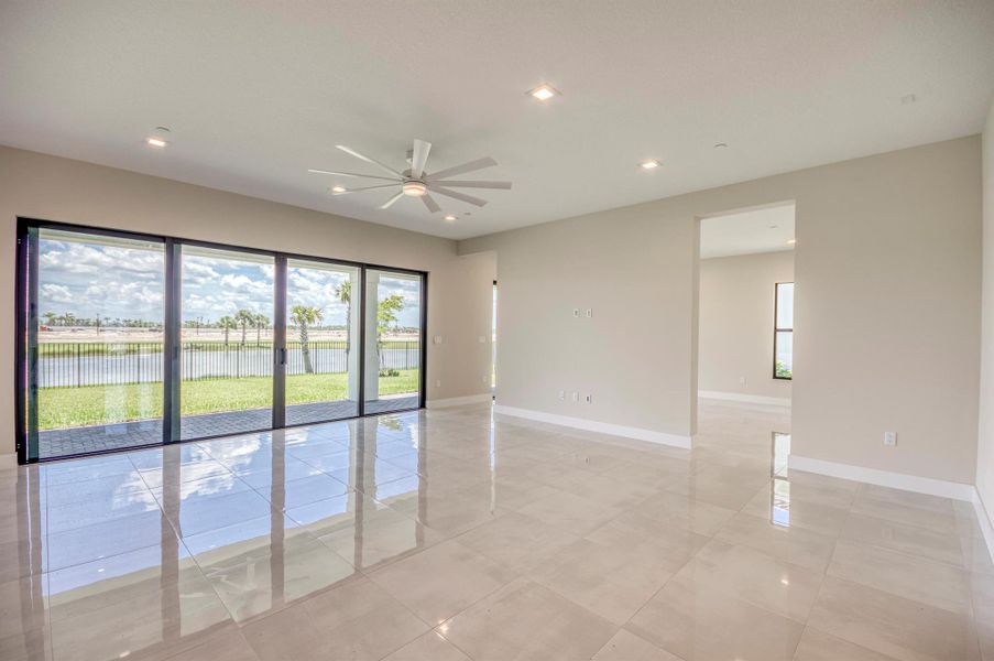 Furnished interior view inside a new home in Apex at Avenir, Palm Beach Gardens (Image 11).