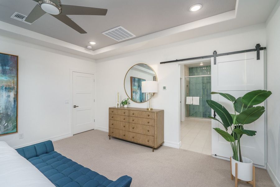 Furnished interior view inside a new home in The Ridge at Sienna Hills, Buckeye (Image 24).