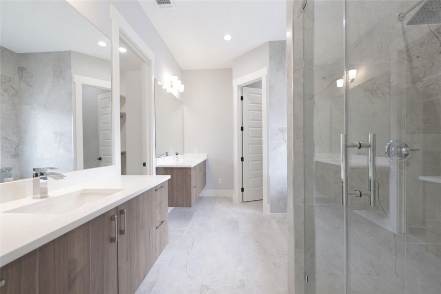 Primary bathroom Primary bathroom