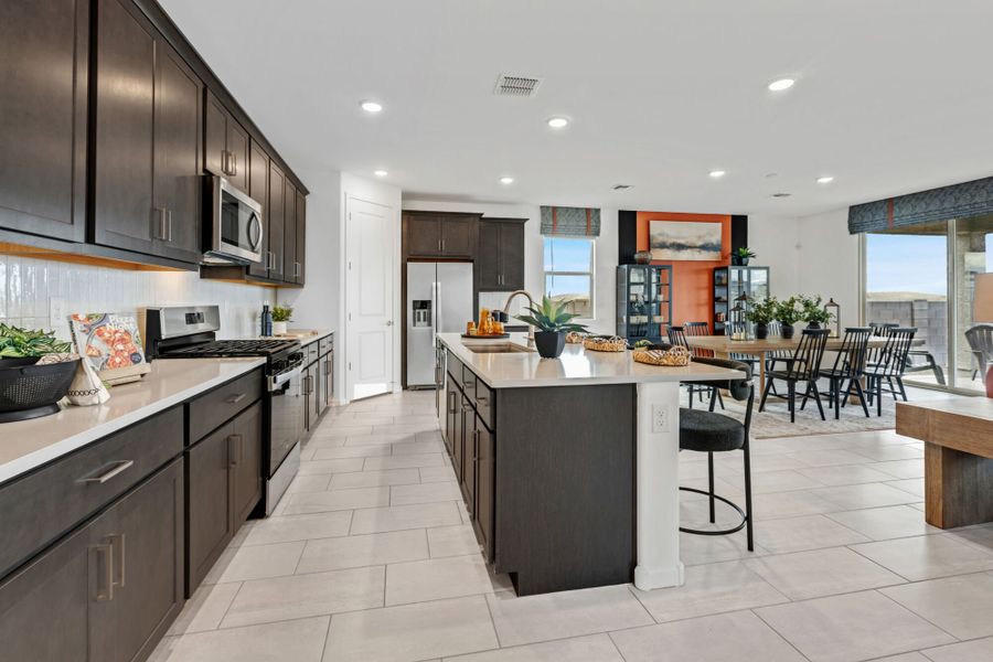 Representative furnished interior of a home built from the Walnut by Mattamy Homes in Blackhawk, Tucson (Image 8).