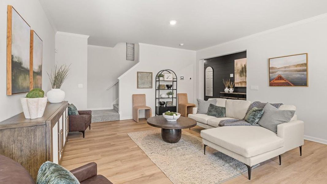 Furnished interior view inside a new home in Pointe Park, Union City (Image 30).