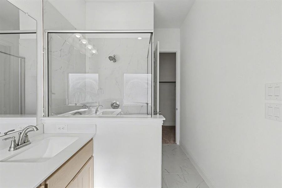 Furnished interior view inside a new home in , Sanger (Image 11). Furnished interior view inside a new home in , Sanger (Image 11).