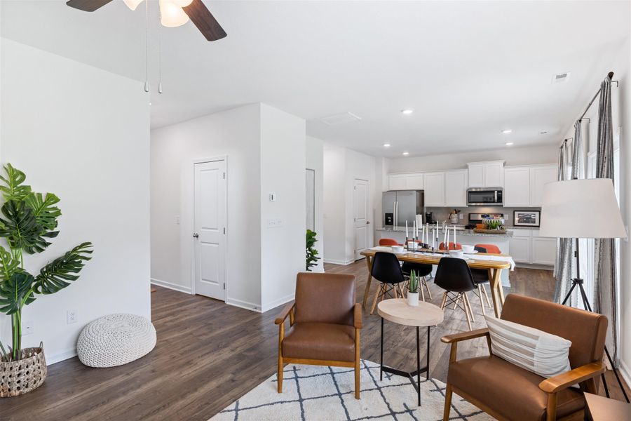 Representative furnished interior of a home built from the Belhaven by D.R. Horton in The Ridge at Neals Landing, Knoxville (Image 7).