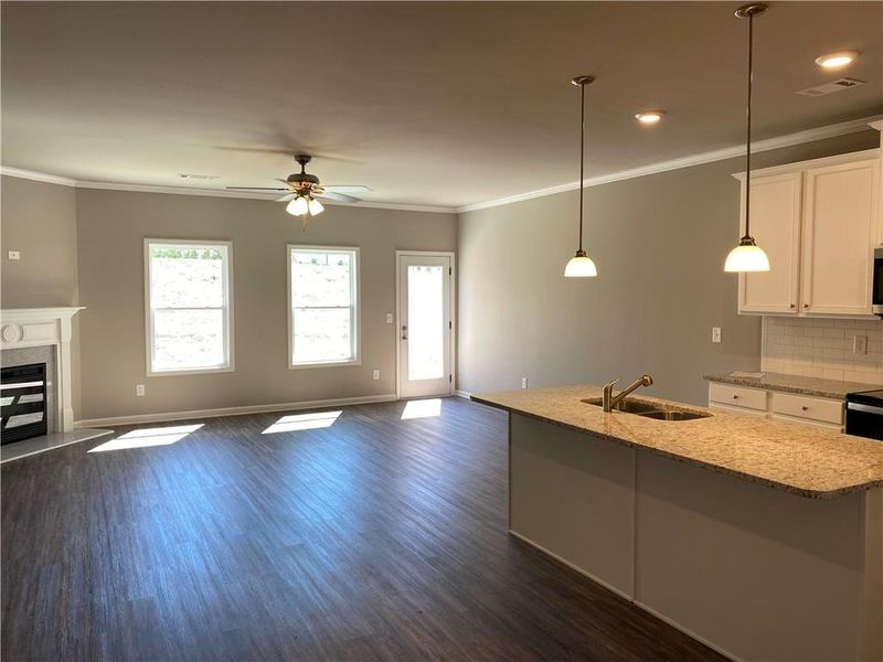 Furnished interior view inside a new home in , Oakwood (Image 4). Furnished interior view inside a new home in , Oakwood (Image 4).