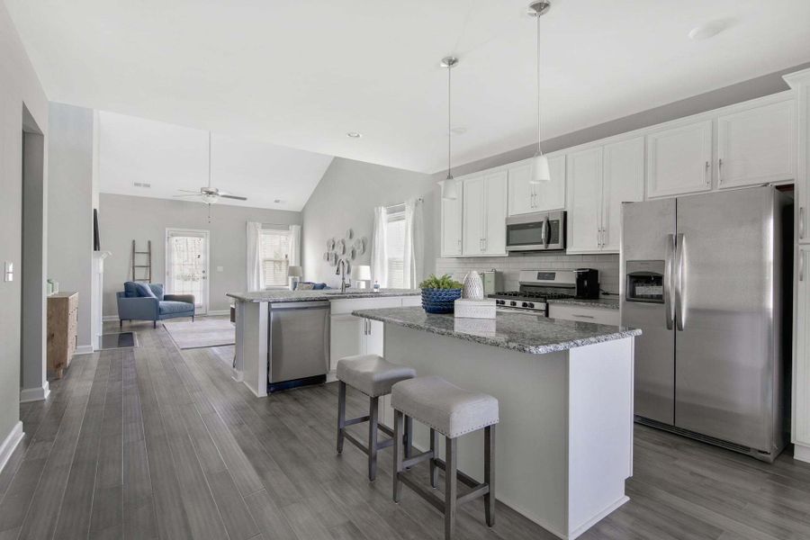 Representative furnished interior of a home built from the Rivermist by Caviness & Cates Communities in Maggie Way, Wendell (Image 191).
