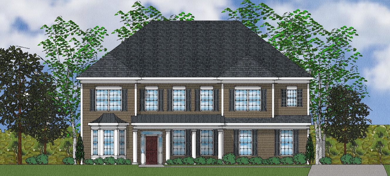 Representative exterior photo of a completed home built from the McKenna II - Elite Collection by Mungo Homes in Suter Estates, Easley, SC (Image 16).