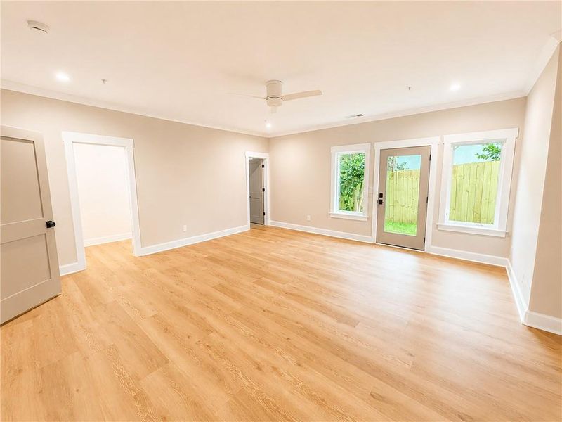 Spacious, unfurnished interior of a new home in , Atlanta (Image 14). Spacious, unfurnished interior of a new home in , Atlanta (Image 14).