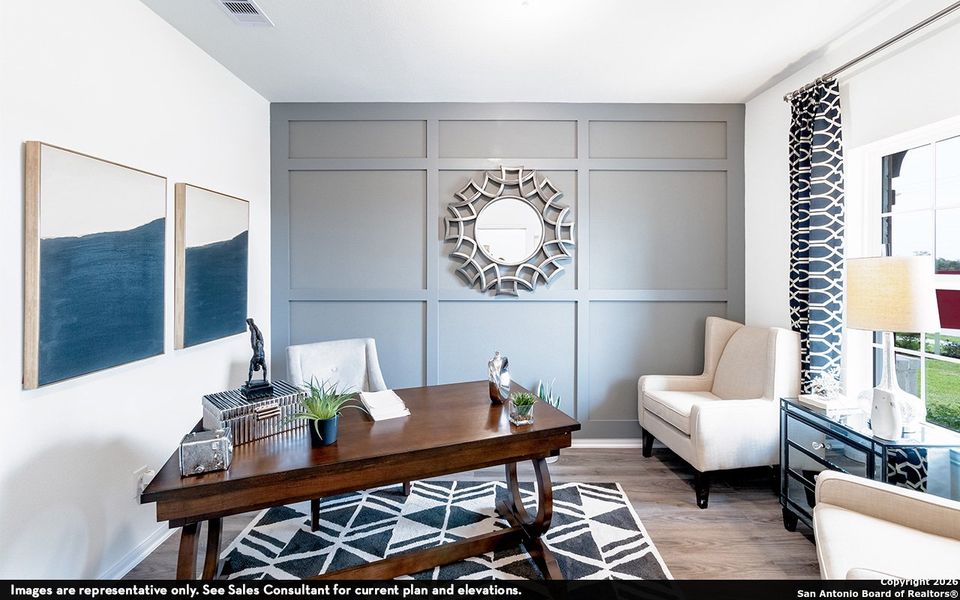 Furnished interior view inside a new home in Hickory Ridge, Elmendorf (Image 4).