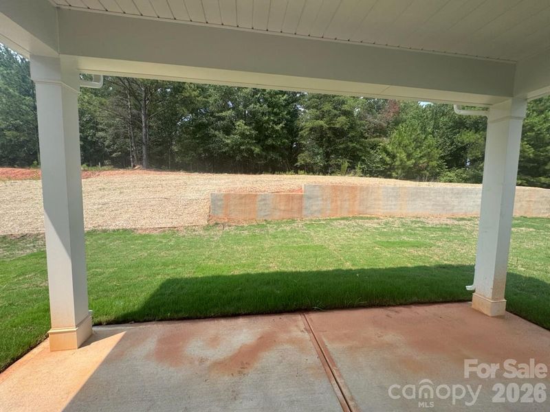 Exterior details and patio area of a home in Village at Parkside, Gastonia (Image 15).