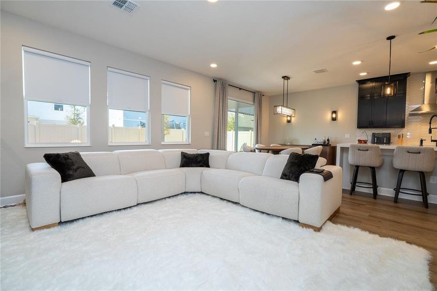 Furnished interior view inside a new home in Eden at Crossprairie, St. Cloud (Image 6).
