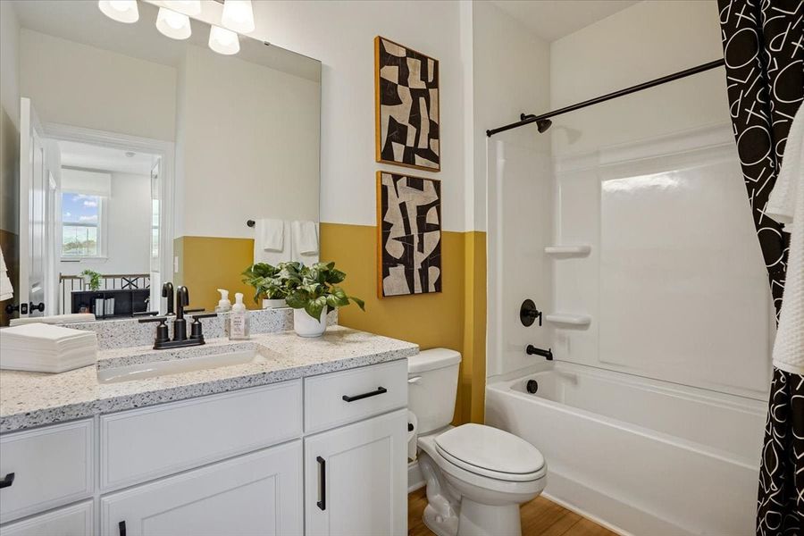 Representative furnished interior of a home built from the Pamlico by Caruso Homes in Midtown Rows, Fuquay Varina (Image 32). Representative furnished interior of a home built from the Pamlico by Caruso Homes in Midtown Rows, Fuquay Varina (Image 32).