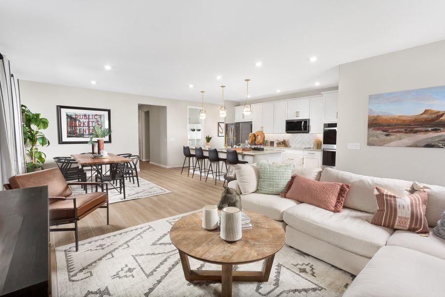 Representative furnished interior of a home built from the Shiloh by Beazer Homes in Highpointe at Northpointe, Peoria (Image 18).