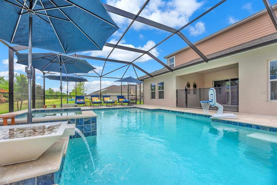 Exterior details and patio area of a home in New Home Communities Near Tampa, Ocala, and Orlando, Florida, Lithia (Image 3).