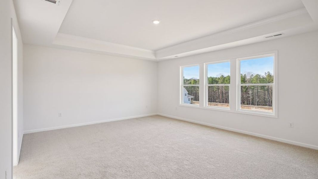 Spacious, unfurnished interior of a new home in Eagle Creek, Fuquay Varina (Image 23). Spacious, unfurnished interior of a new home in Eagle Creek, Fuquay Varina (Image 23).