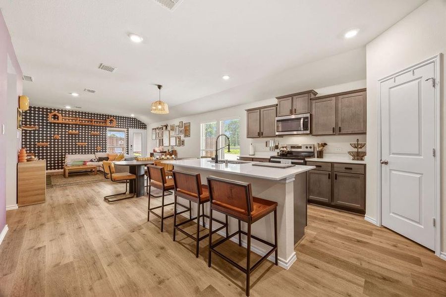 Furnished interior view inside a new home in Leonard Crossing, Leonard (Image 27).