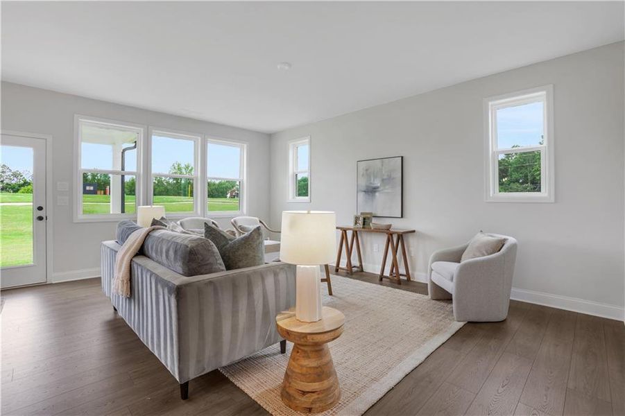 Furnished interior view inside a new home in Easton Walk, Lawrenceville (Image 13).