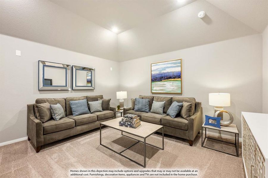 Furnished interior view inside a new home in Timberbrook 3B-4A, Justin (Image 36).