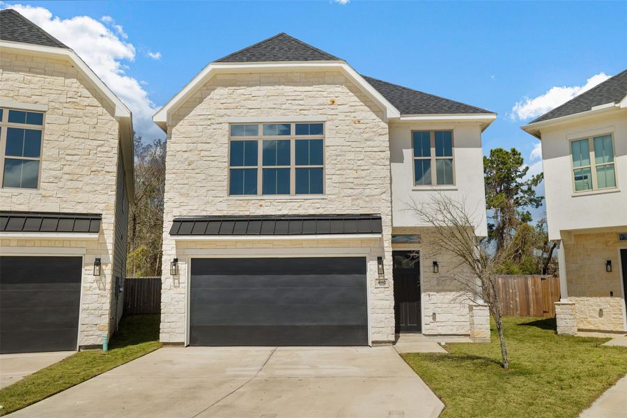 Front exterior of a new home in , Houston, TX, highlighting curb appeal (Image 19).