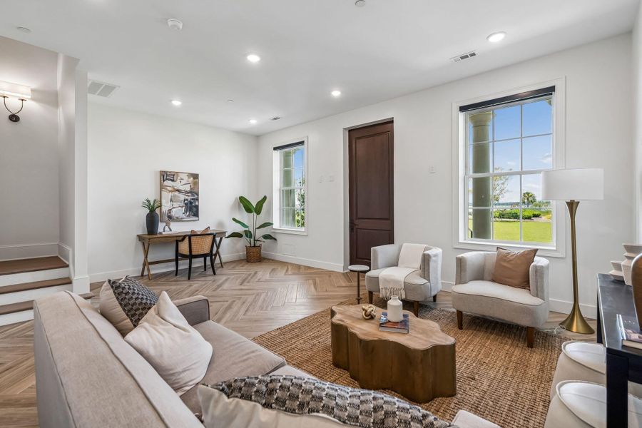 Furnished interior view inside a new home in , Charleston (Image 6). Furnished interior view inside a new home in , Charleston (Image 6).