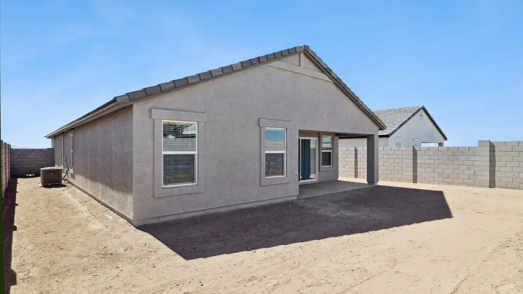 Exterior details and patio area of a home in Del Rio Ranch, Avondale (Image 3).